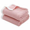 SE SOFTEXLY Coperta in cotone al 100%, a 4 strati, in mussola, coperta estiva per divano, coperta per tutta la stagione, come copridivano arancione, 150 x 200 cm