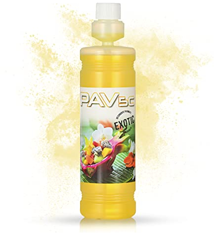INTENSE PAV Detersivo lava pavimenti concentrato super profumato compatibile con tutti i robot lavapavimenti | 1 Litro per 40 lavaggi | Per tutti i tipi di pavimento (Exotic)
