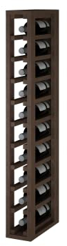 Expovinalia Weinregal aus Kiefernholz, Kapazität 10 Flaschen, dunkle Eiche