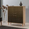 Dmora Credenza Canopo, Buffet da soggiorno, Madia da salotto, Dispensa da cucina, 95x36h111 cm, Quercia