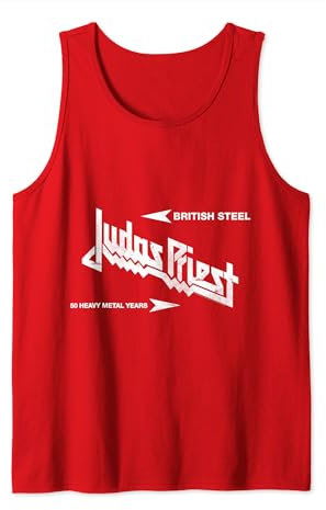Judas Priest – British Steel Red Débardeur
