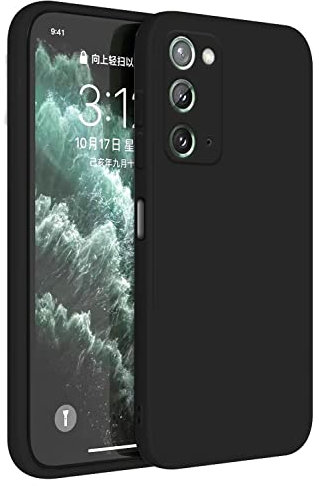 Topme Handyhülle Hülle Fur Samsung Galaxy Note20 (6.7 Inches) Case Schutzhülle, Hautschutz Aus TPU Silikonhülle - Schwarz