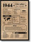 Tarjeta Felicitación Cumpleaños 1944 | Regalo de Cumpleaños | Año de Nacimiento 1944 | Póster Cumpleaños Vintage | cumpleaños hombre | cumpleaños mujer | Cartel Decoración Fiesta (1944)