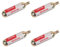 ZEFAL Cartouches CO2 25 g filetées universelles pour vélo (Lot de 4) Argent