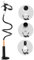 Pinsheng Babyphone Halterung, Baby Monitor Halter Verstellbarer 105cm Baby Kamera Halterung 360° Drehbare Flexible Kamera Ständer für Kinderzimmer Kompatibel mit Den Meisten Babyphone
