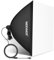 NEEWER 60x60cm Softbox con Presa in Porcellana E27/Cavo Alimentazione Certificato CE&UKCA/Diffusore Bianco/Adattatore per Stand, Softbox in Nylon Durevole per Fotografia in Studio, SF6060 (Spina EU)