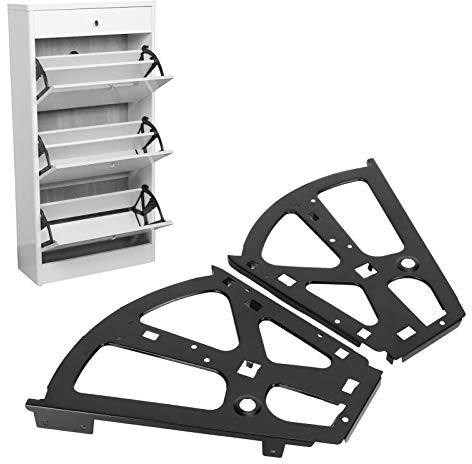 2 Schichten Schuhe Schubladenschrank Scharniere Klapprahmen, Edelstahl Schubladenscharniere Schrank Klapprahmen, Schuhe Turing Rack Ersatzbeschläge Für Küche Wohnzimmer