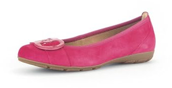 Gabor Damen Klassische Ballerinas, Frauen Flats,Ballerina-Schuhe,Ballett-Schuhe,Ballet-Flats,flach,Ausgehschuhe,Abendschuhe,pink,37.5 EU / 4.5 UK