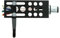 THAKKER HS-18 - CNC gefrästes Aluminium Headshell - schwarz | SME Anschluss | inkl. Headshell-Kabel, Schrauben in 4 unterschiedlichen Längen, Muttern und Unterlegscheiben