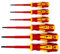INGDAUM® VDE Torx Schraubendreher für Torx-Schrauben T8, T9, T10, T15, T20, T25, T30 und T40, einzeln und als Set, isoliert gegen 1000 V (T8, T9, T10, T15, T20 & T25)