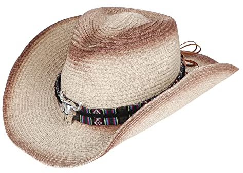 IBLUELOVER Chapeau de Paille Été Chapeau de Cowboy Panama Homme Capeline Femme Chapeau de Western Chapeau de Soleil Plage Large Bord Chapeau de Melon Roll up Chapeau Jazz Vintage Casquettes Anti-UV