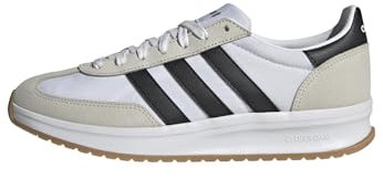 adidas Uomo Run 70S 2.0 Shoes, Cloud White/Core Black/Grey One, 47 1/3 EU
