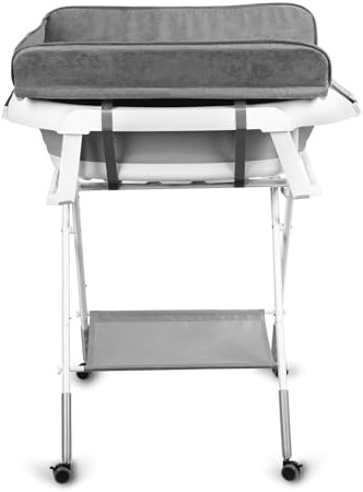 cadciehe Baignoire 2 en 1 pour chien - Station de lavage pliable pour le bain et le toilettage - Baignoire de douche portable pliable pour petits chiens, chats et animaux domestiques avec 3 vitesses