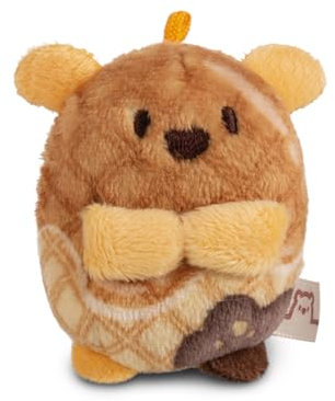NICI 61666 My Mochi Kuscheltier Hund Woff Waffel 5cm beige-Stofftier aus weichem Plüsch, niedliches Plüschtier zum Kuscheln und Spielen, für Kinder & Erwachsene, tolle Geschenkidee