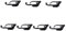 OSALADI 7st Halterung Regal Für Spielkonsolen Klemme Für Gamepad Verstellbarer Ständer Verstellbarer Spielkonsolen-clip Ständer Für Spielkonsolen Klemmhalter Für Spielkonsolen Black Abs