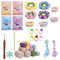Kit de crochet pour débutants, kit de sous-verre, kit de démarrage au crochet, fournitures de crochet pour débutants, kit d'artisanat au crochet pour débutants, tutoriel de sous-verre au crochet,