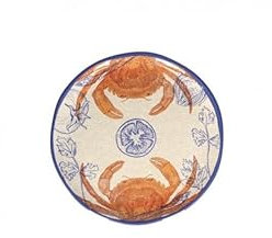 ROSE & TULIPANI MILANO Ocean Life Plateau Rond 32 CM,Mélamine