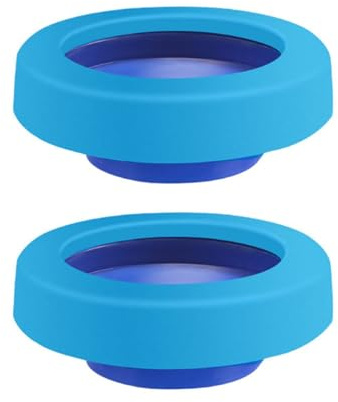 2PCS Toilet Flange, Fit 75-110mm Pipe, Toilet Ring Rubber Seal Drain Pipe Sealer, Universal Toilet Flange Outlet Pan Connector Odor Leak Proof Bathroom WC Fitting