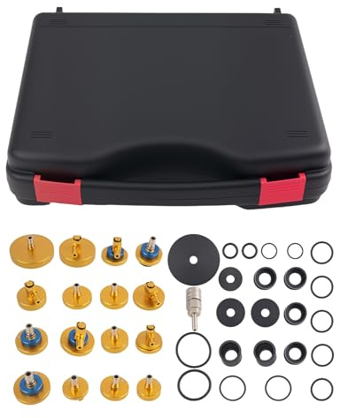 maXpeedingrods Brake Fluid Bleeder Adapter Tool Kit Bremsenentlüftungsgerät | Brake Master Cylinder Bleeder Werkzeug, Entlüfterset Professionelles Bremsentlüfter-Adapterset zum Befüllen Bremsflüssigkeit