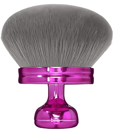 Extra Large Pinceau de maquillage corporel pour autobronzant, maquillage des jambes & bronzer – Applicateur d'autobronzant, pinceau poudre grande taille avec tête ronde large incluant un sac à