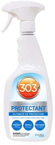 Fiwiko 303 Aerospace Protectant – UV-Schutz für Kunststoff, Vinyl, Gummi und Leder – Mattes Finish + inkl. Nitrilhandschuhe 1, 946 ml (32 oz)