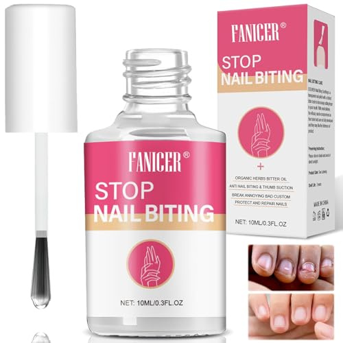 10ml Anti Nagelkauen Nagellack, Nagel Kau-Stop, Kleines Anti Nägelkauen Mittel, Stop Fingernägel, Bei Fingernägel und Daumenlutschen