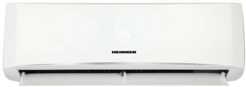 Heinner HAC-HS24KIT++ Split-Klimaanlage Weiß, 24000 BTU, Installationskit inklusive, A++ Kühlung, A+ Heizung, Wandmontage, iFeel, Smart, Dimmer, 8°C-Heizfunktion, 24h Timer, Auto-Restart, für 26–43 m²