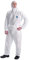 DuPont Tyvek 400 Dual Chemikalienschutzkleidung, KategorieII, Typ 5 und 6 Vorderseite aus Tyvek Einsatz aus SMS auf der Rückseite Weiß Größe M