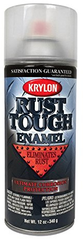 Krylon 12 oz. Rust Tough® Clear Finish Rust Preventive Enamel Paint Aerosol