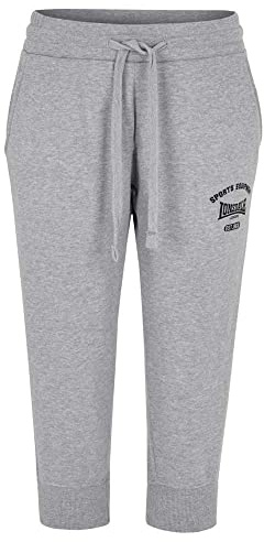 Lonsdale London Leeds Women's 3/4 Jogging Bottoms Marl Grey
