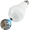Autbye 960P Telecamera IP di sicurezza WiFi Lampadina Telecamera senza fili 360° IP Panoramica Lampadina di rete Smart WiFi Camera per iOS e Android Mobile Phone, Ipad