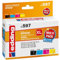 edding Druckerpatrone edd-597 ersetzt Epson T34XL (T3471/72/73/74) Multipack 4 - Schwarz, Cyan, Magenta, Gelb - Inhalt: 1x 22,4 ml + 3x14 ml