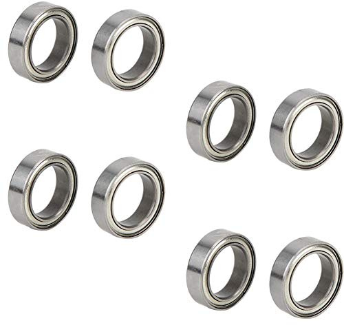8 Stück RC Car Kugellager, 10x15x4mm Kugellager Ersatzteile für HPI WR8 B021 ST/MT RC Car(Splitter)