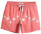MaaMgic Short de Bain Court pour Homme 4 Way Stretch Boardshorts Séchage Rapide avec Doublure en Mesh et Cordon de Serrage réglable,Rose Flamant,XL