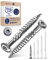 Vis de terrasse 5x40 acier inoxydable C1 Vis Torx 5mm d'épaisseur 200 vis à bois Torx 40mm de long vis en acier inoxydable durci bois
