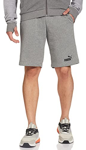 PUMA Herren Ess 10 Shorts, Medium Gray Heather, L EU