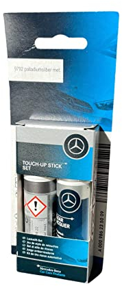 Kit de retouche peinture pour carrosserie Bicolore Original 792, argenté