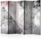 murando - Paravent Raumteiler Innen Betonoptik 225x172 cm 5-teilig Einseitig Raumtrenner Trennwand Holz Mobiler Sichtschutz Spanische Wand Raum Abtrennung Beton grau geometrisch Dreieck a-A-0350-z-c