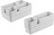 1x Schubladen-Organizer Set Aufbewahrungs-Box Einteiler verstellbar hell-grau