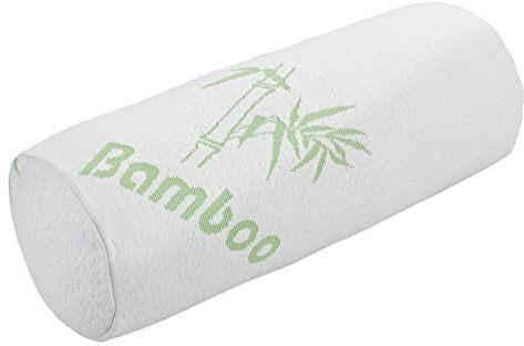 Maximex Viscoelastische Kissenrolle - Viscoelastische Seitenschläfer-Kissenrolle für erholsamen Schlaf, Polyurethan, 15 x 42 x 15 cm