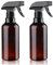 Plastic Spray Bottles Empty Spray Bottle 16.9oz/500ml 2 Pack Heavy Duty Spraying Bottles Mist/Stream Water Bottle for Cleaning Solutions, Essential Oils, Hair (Amber)