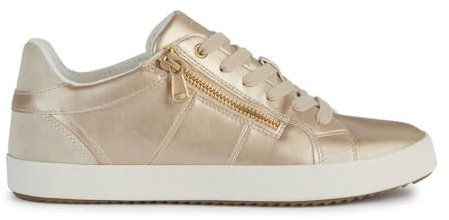 Geox D Blomiee E, Scarpe da Ginnastica Donna, Lt Gold Lt Sand, 38 EU