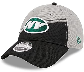 New Era New York Jets NFL 2023 Sideline Grey Black 9Forty Stretch Snapback Cap - One-Size