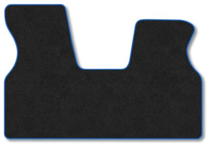 Fits VW Transporter T4 (1990-2003) Carpet Car Mats | Blue Edge Trim Tailored Fit Floor Mats Full Coverage Protection Accessories Easy Clean Anti Slip Made in the UK