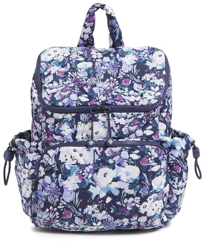 Vera Bradley Zainetto da donna leggero (1 pezzo), Giardino dell'artista Viola, One Size, Zaino peso piuma
