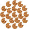 Aufnäher Krümelchen Aufnäher Zum Aufbügeln 20 Stück Cookies Kekse Bestickter Stoffaufkleber Dekorativer Keksaufnäher Patch Gesticktes Etikett Gebügeltes Gesticktes Abzeichen (20 STK)