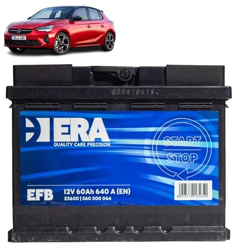 Batteria 60Ah EFB per Opel Corsa F e-Corsa 1.2 benzina 2019+