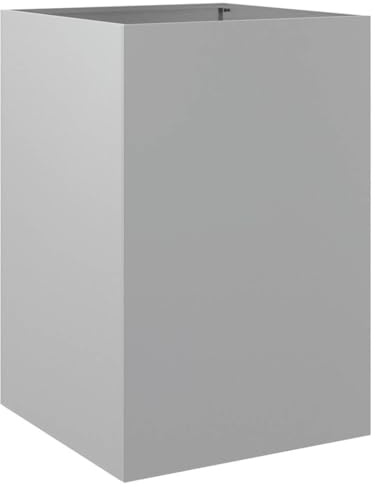 vidaXL Planter Silver 52x48x75 cm Galvanised Steel