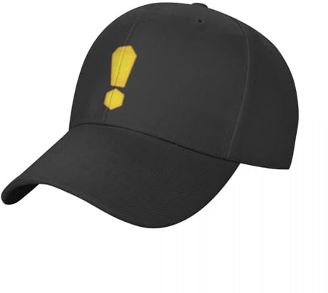 CWCMZDH Baseballmütze Baseballkappe NPC Quest Giver Spiel MMORPG Meme #FakeNews Baseball Cap Trucker Cap Sonnenhut für Strand Damen Hüte Herren