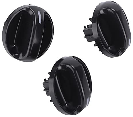 Gavigain AC Heater Blower Fan Control Knob Set of 3,AC Air Conditioner Heater Blower Fan Control Knob Replacement 559050C010 for 2000 to 2006